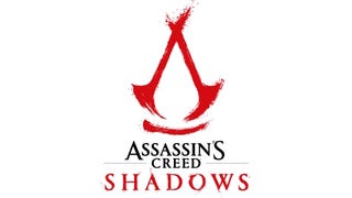 Assassin's Creed: Shadows official logo, showing the series' usual Assassin insignia formed by splashes of blood.